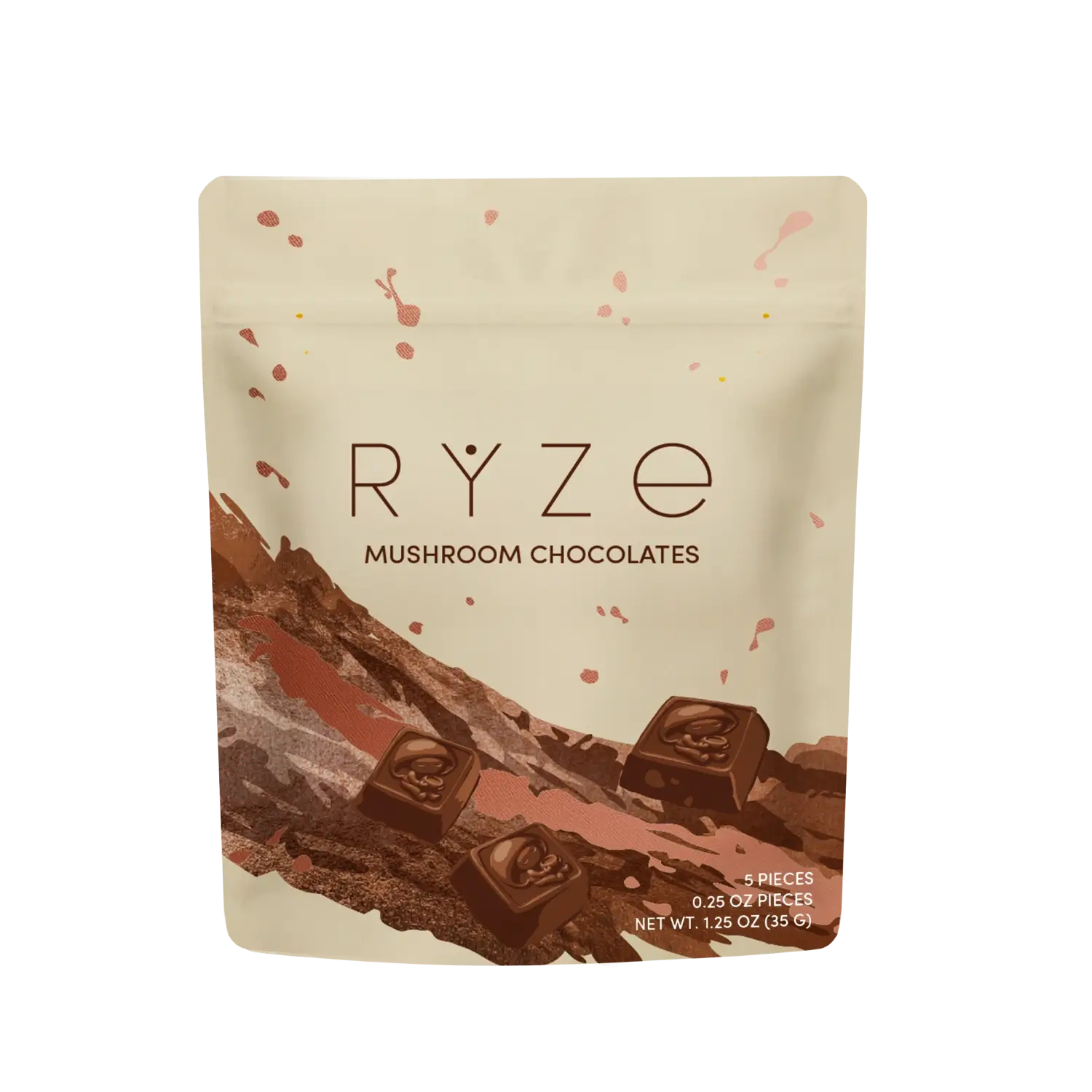 FREE Mushroom Chocolates Rye (5 pieces) O6