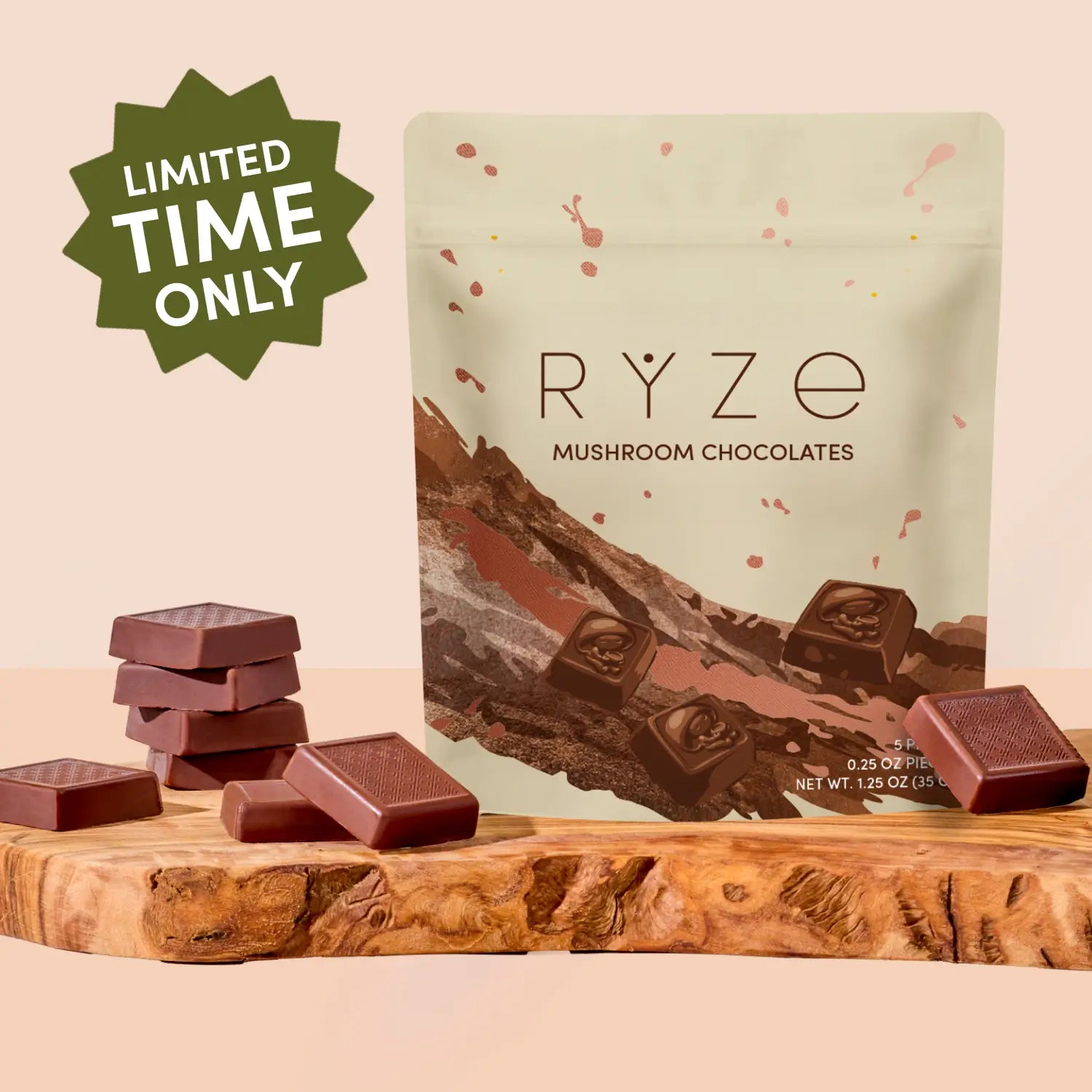 Mushroom Chocolates Rye (15 pieces) S9