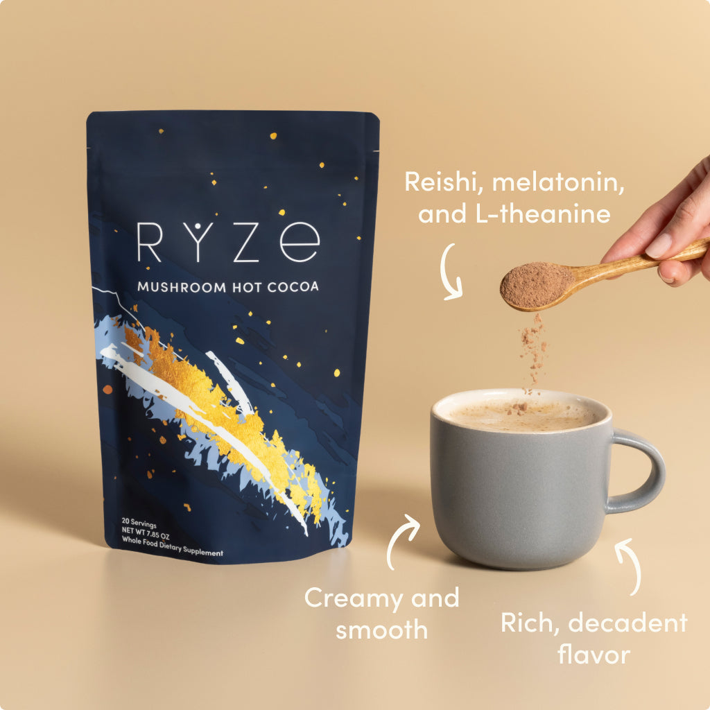 RYZE Nighttime Mushroom Cocoa Starter Bag G2