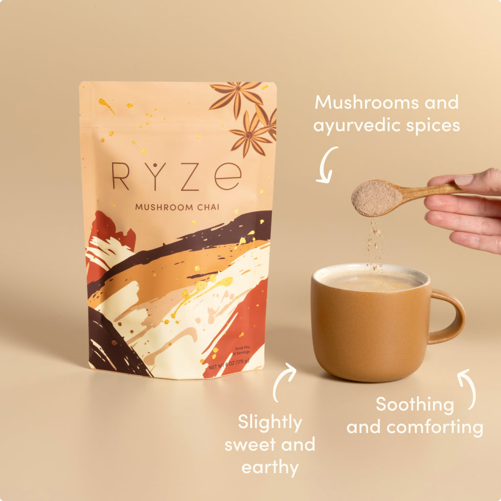 RYZE Mushroom Chai Starter Bag F3