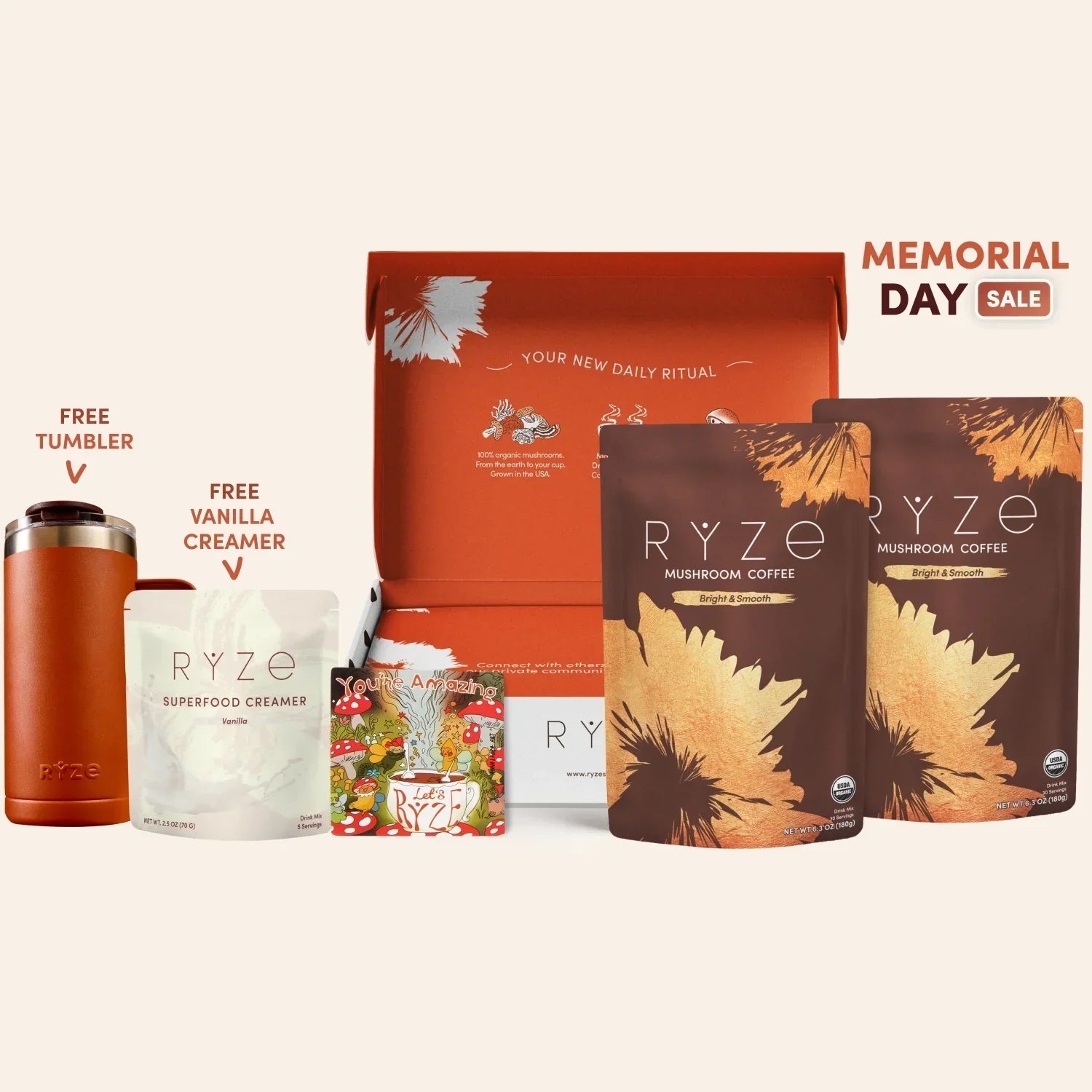 Mushroom Coffee Starter Kit 60 Serving L2