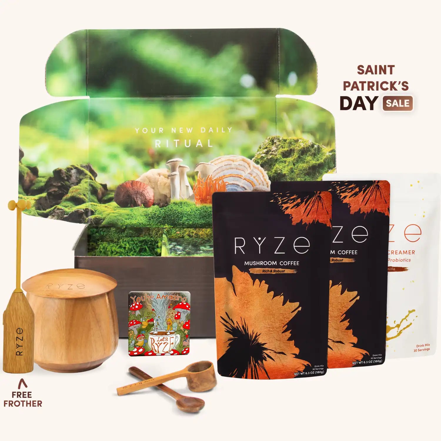 Mushroom Coffee Ritual Set E5