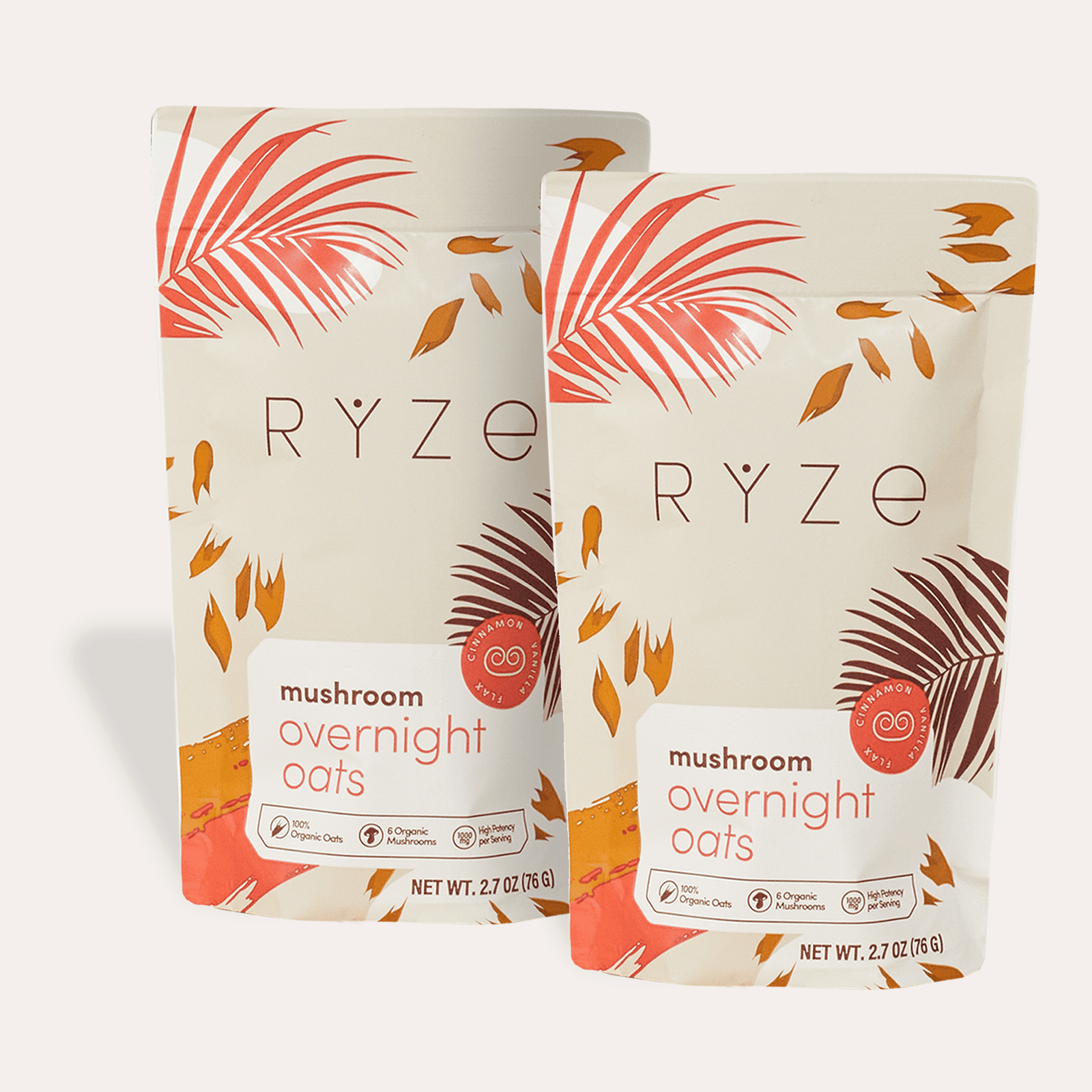 Mushroom Overnight Oats Pack (28 Servings) Z4