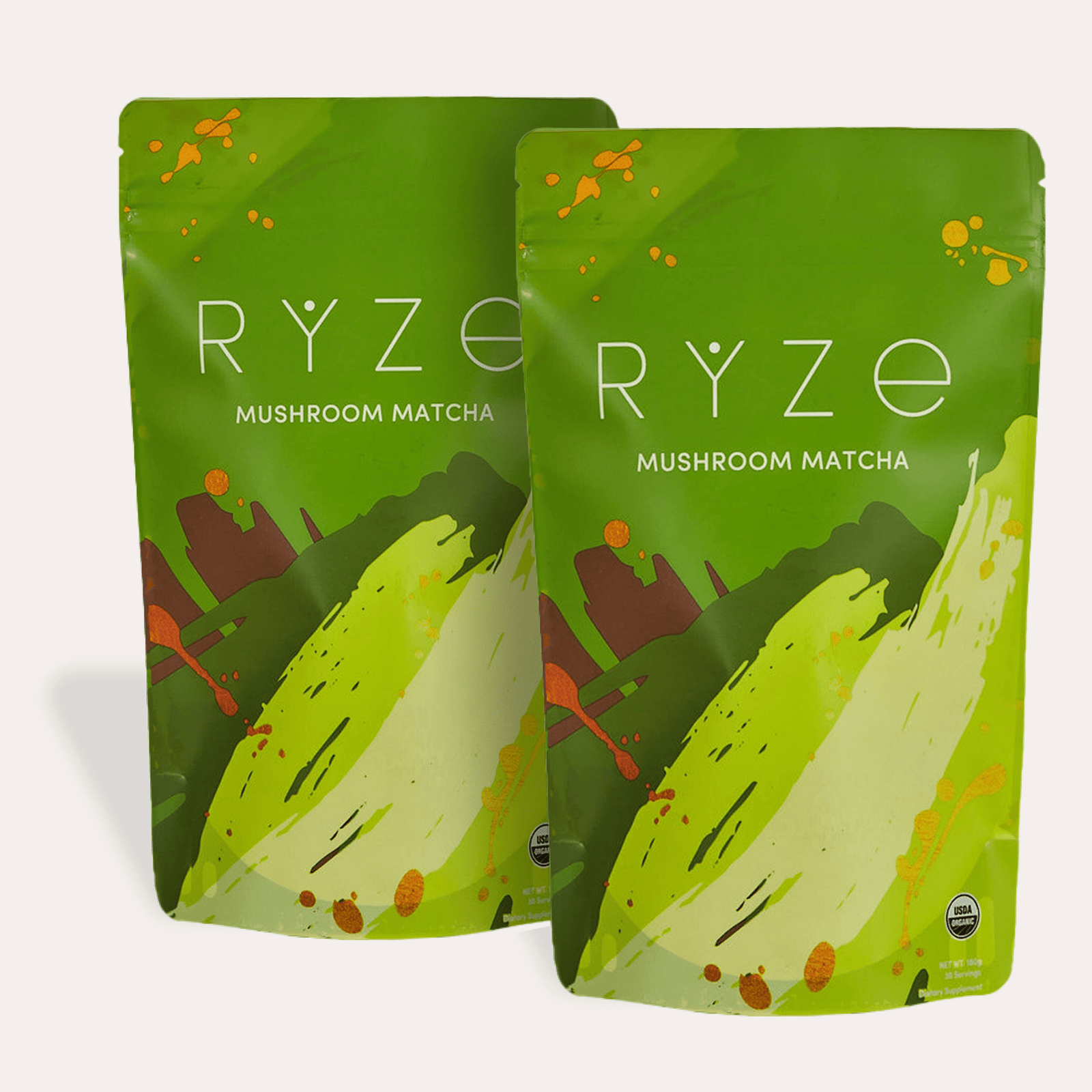 RYZE Organic Mushroom Matcha Starter Kit (60 servings) S6